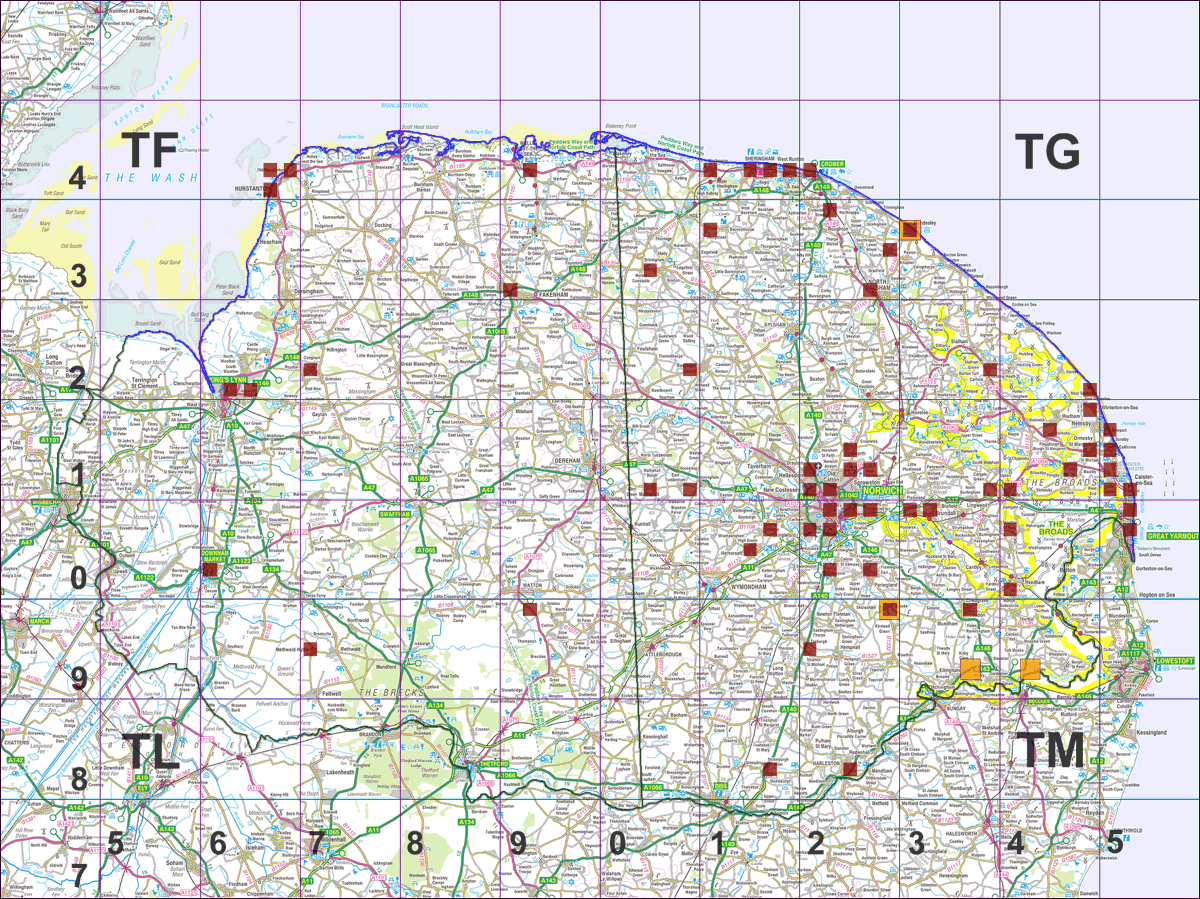 musk stork's-bill map