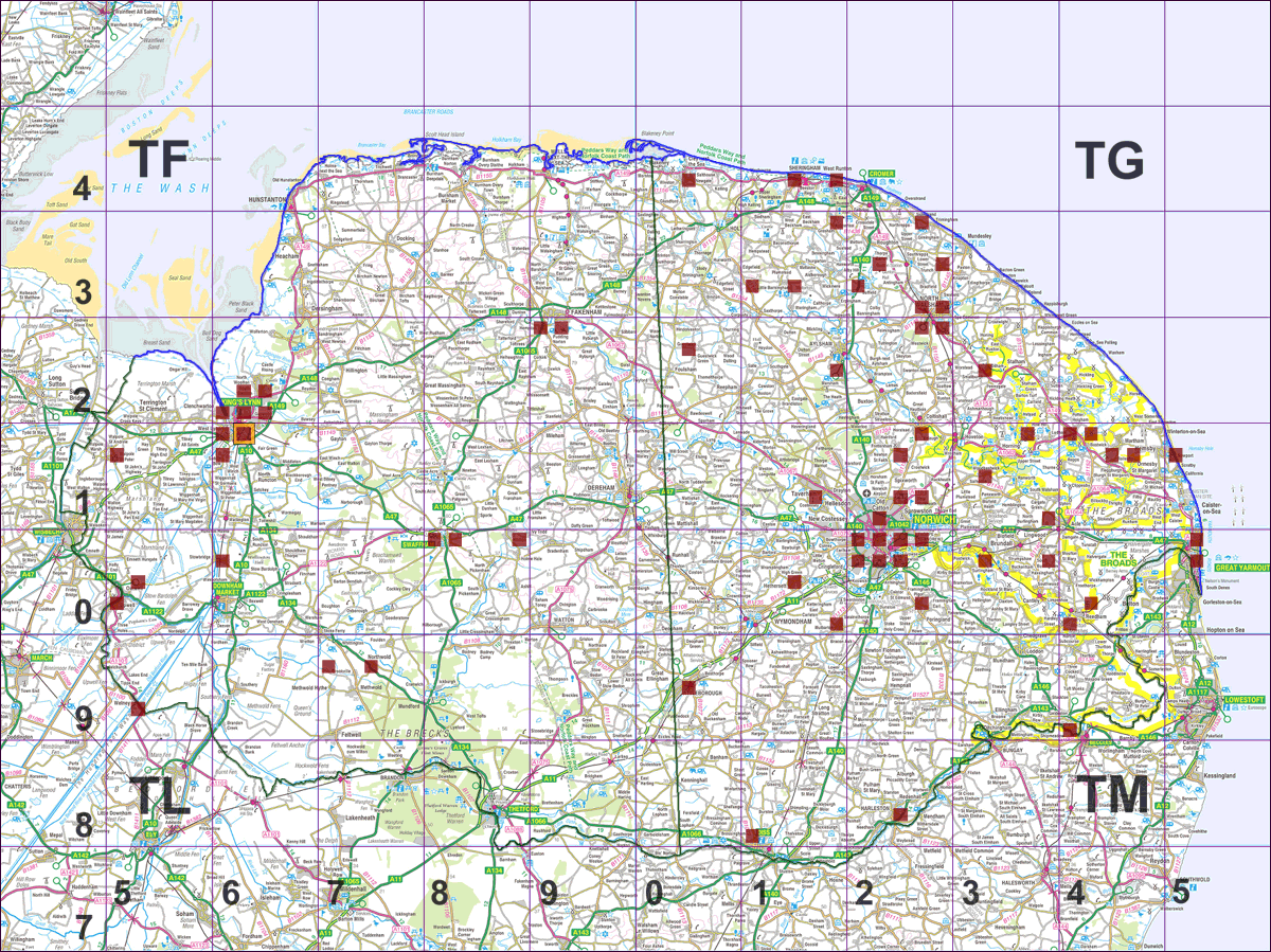 Water Bent tetrad map