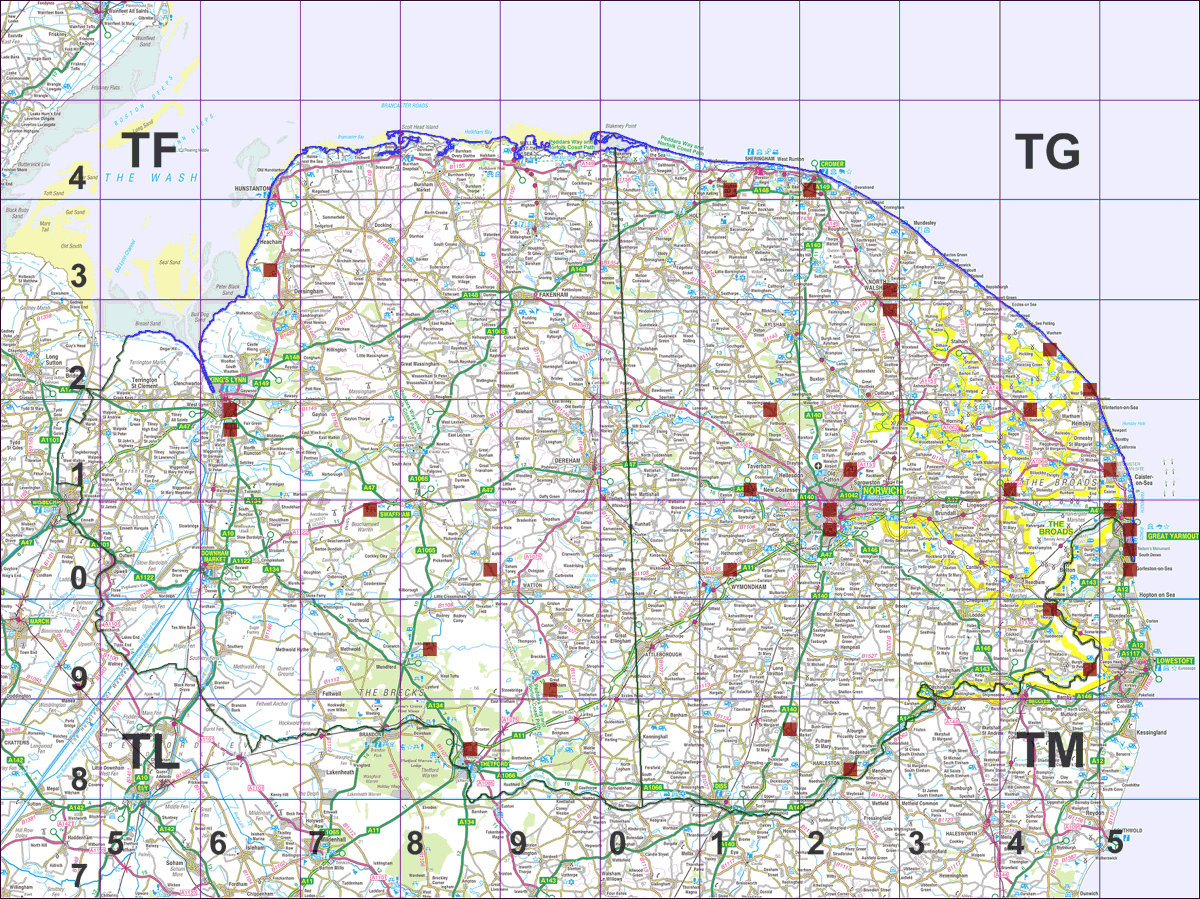 narrow-leaved ragwort map